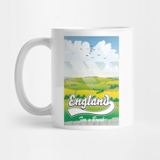 England For a Break vintage style travel poster Mug